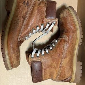 Brown Leather Men's Boots